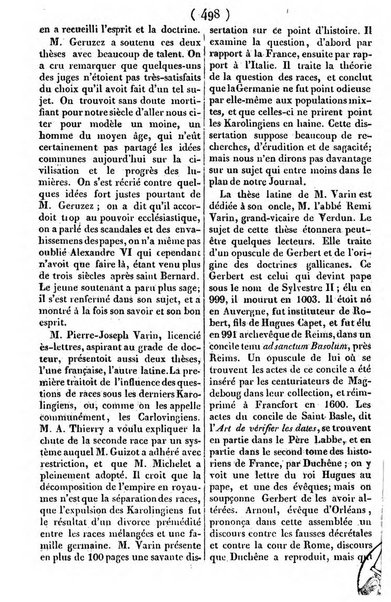 L'ami de la religion journal et revue ecclesiastique, politique et litteraire