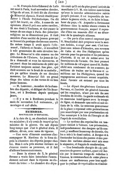 L'ami de la religion journal et revue ecclesiastique, politique et litteraire