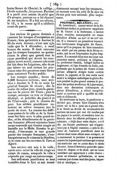 L'ami de la religion journal et revue ecclesiastique, politique et litteraire