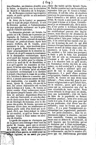 L'ami de la religion journal et revue ecclesiastique, politique et litteraire