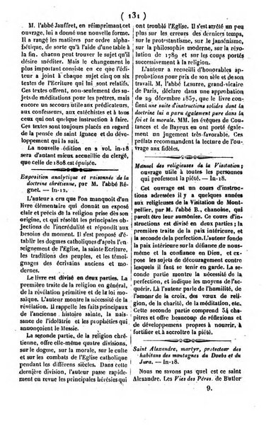 L'ami de la religion journal et revue ecclesiastique, politique et litteraire