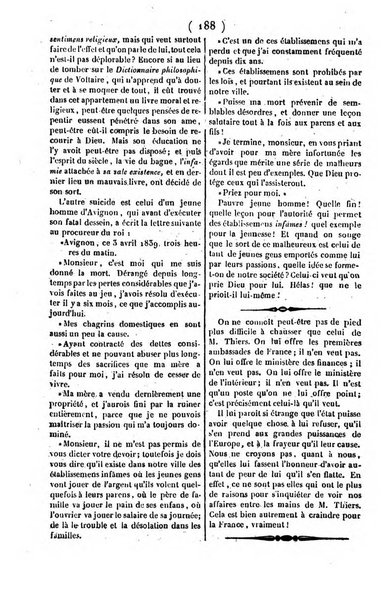 L'ami de la religion journal et revue ecclesiastique, politique et litteraire