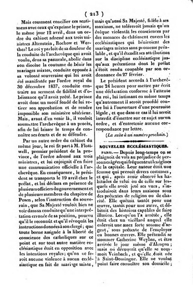 L'ami de la religion journal et revue ecclesiastique, politique et litteraire