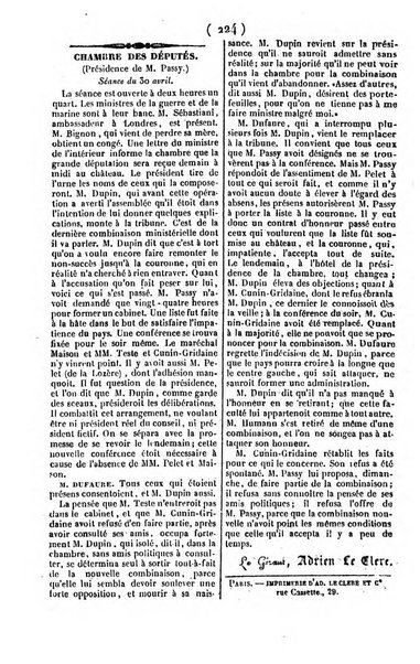 L'ami de la religion journal et revue ecclesiastique, politique et litteraire