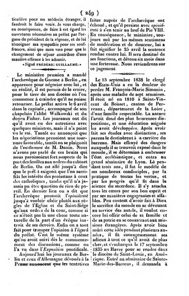 L'ami de la religion journal et revue ecclesiastique, politique et litteraire