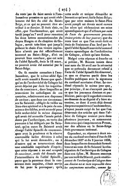 L'ami de la religion journal et revue ecclesiastique, politique et litteraire