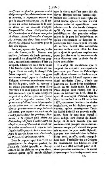 L'ami de la religion journal et revue ecclesiastique, politique et litteraire