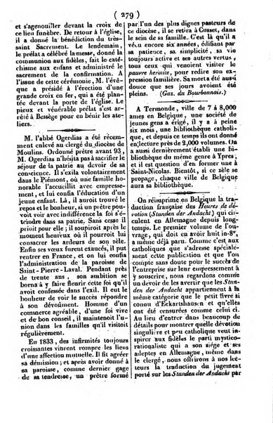 L'ami de la religion journal et revue ecclesiastique, politique et litteraire