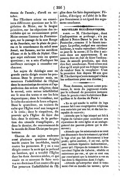 L'ami de la religion journal et revue ecclesiastique, politique et litteraire