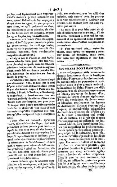 L'ami de la religion journal et revue ecclesiastique, politique et litteraire