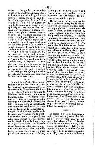 L'ami de la religion journal et revue ecclesiastique, politique et litteraire