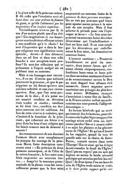 L'ami de la religion journal et revue ecclesiastique, politique et litteraire