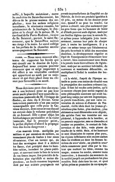 L'ami de la religion journal et revue ecclesiastique, politique et litteraire