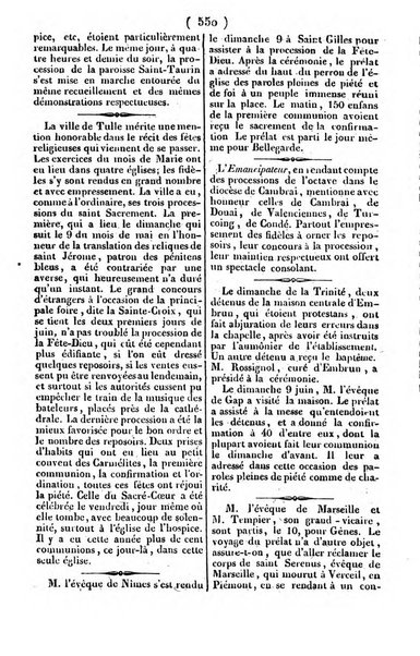 L'ami de la religion journal et revue ecclesiastique, politique et litteraire