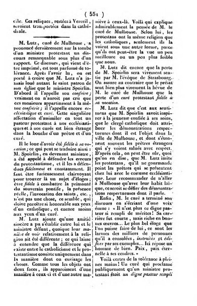 L'ami de la religion journal et revue ecclesiastique, politique et litteraire