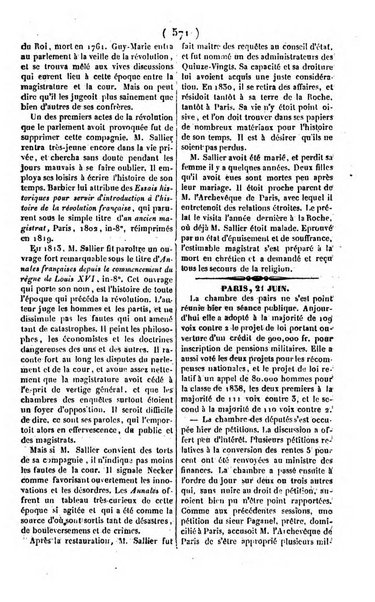 L'ami de la religion journal et revue ecclesiastique, politique et litteraire