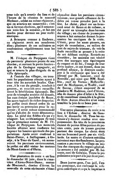 L'ami de la religion journal et revue ecclesiastique, politique et litteraire