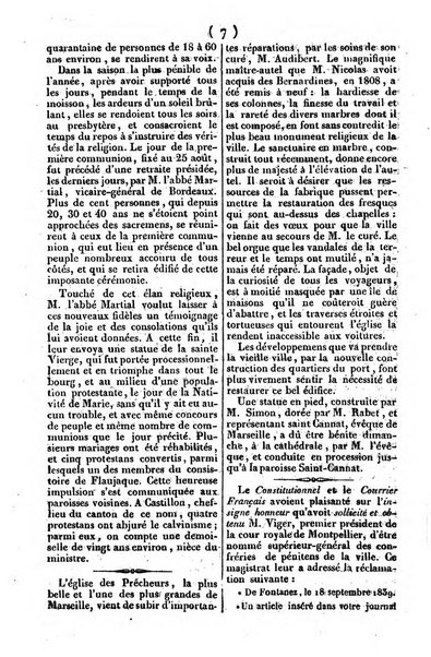 L'ami de la religion journal et revue ecclesiastique, politique et litteraire