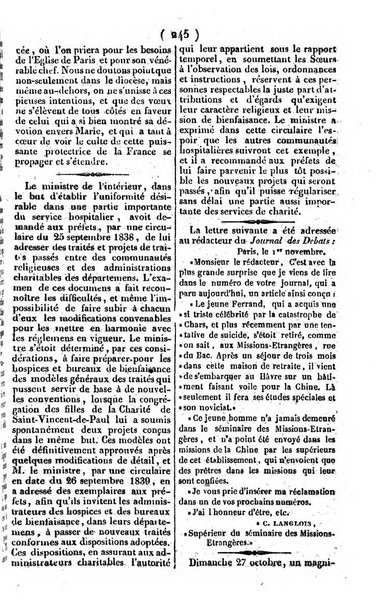 L'ami de la religion journal et revue ecclesiastique, politique et litteraire