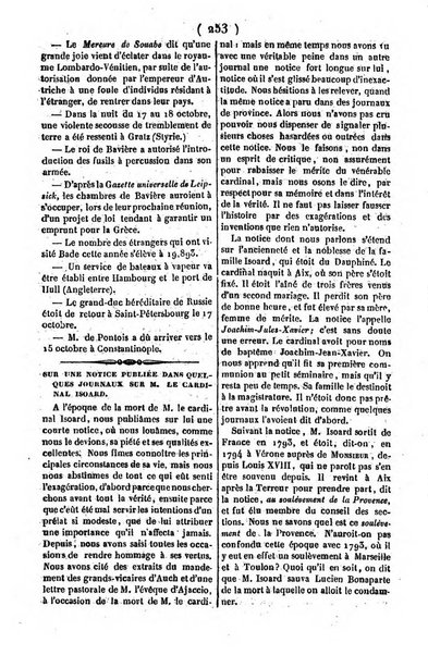 L'ami de la religion journal et revue ecclesiastique, politique et litteraire