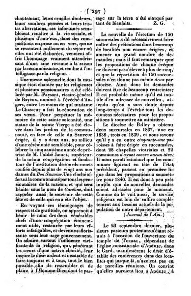 L'ami de la religion journal et revue ecclesiastique, politique et litteraire