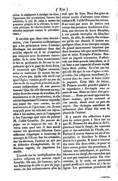 L'ami de la religion journal et revue ecclesiastique, politique et litteraire