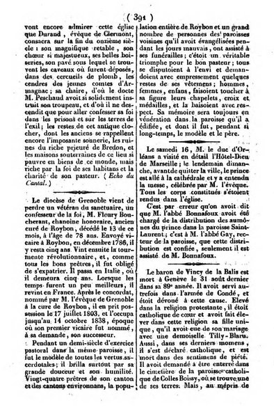 L'ami de la religion journal et revue ecclesiastique, politique et litteraire