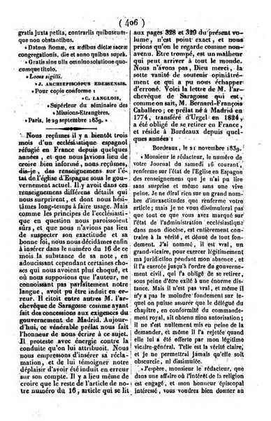 L'ami de la religion journal et revue ecclesiastique, politique et litteraire