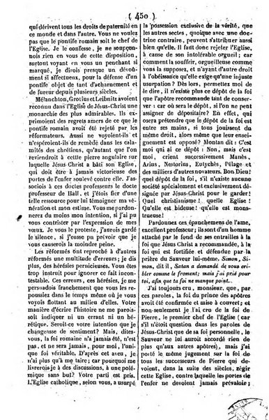 L'ami de la religion journal et revue ecclesiastique, politique et litteraire