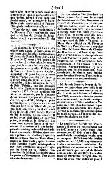 L'ami de la religion journal et revue ecclesiastique, politique et litteraire