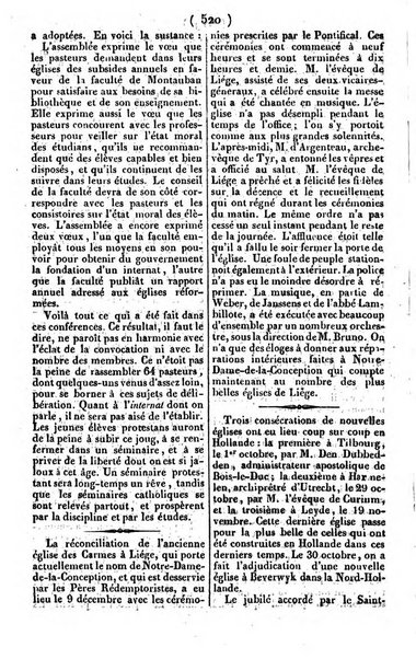 L'ami de la religion journal et revue ecclesiastique, politique et litteraire