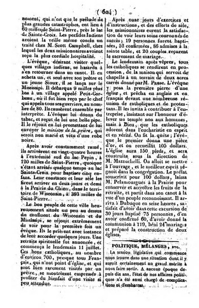 L'ami de la religion journal et revue ecclesiastique, politique et litteraire