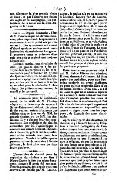 L'ami de la religion journal et revue ecclesiastique, politique et litteraire