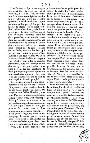 L'ami de la religion journal et revue ecclesiastique, politique et litteraire