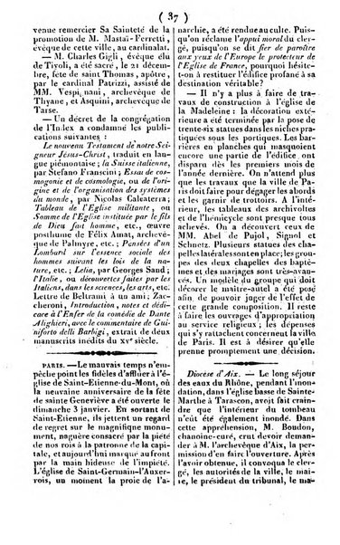 L'ami de la religion journal et revue ecclesiastique, politique et litteraire