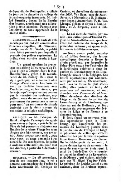 L'ami de la religion journal et revue ecclesiastique, politique et litteraire