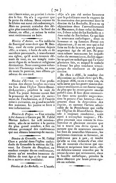 L'ami de la religion journal et revue ecclesiastique, politique et litteraire