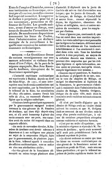 L'ami de la religion journal et revue ecclesiastique, politique et litteraire