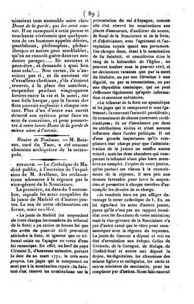 L'ami de la religion journal et revue ecclesiastique, politique et litteraire