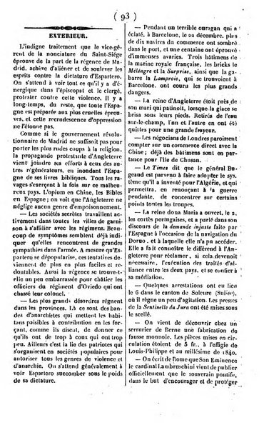 L'ami de la religion journal et revue ecclesiastique, politique et litteraire