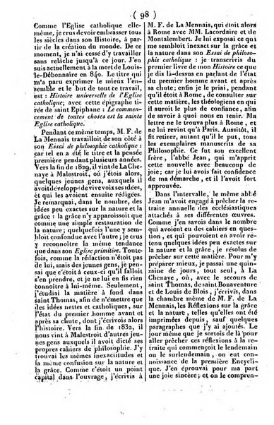 L'ami de la religion journal et revue ecclesiastique, politique et litteraire