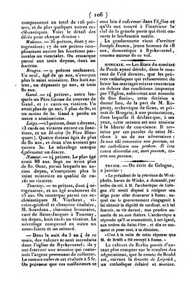 L'ami de la religion journal et revue ecclesiastique, politique et litteraire