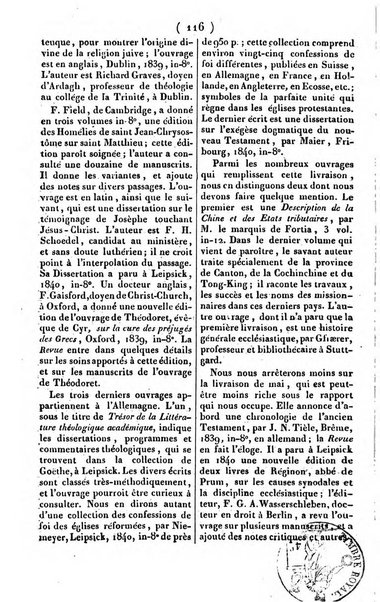 L'ami de la religion journal et revue ecclesiastique, politique et litteraire