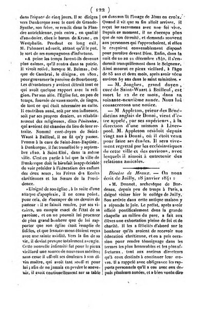 L'ami de la religion journal et revue ecclesiastique, politique et litteraire