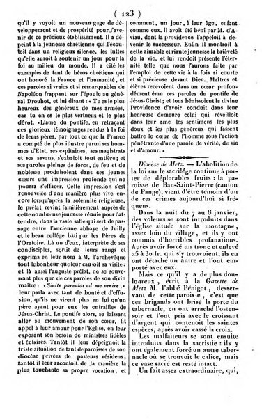 L'ami de la religion journal et revue ecclesiastique, politique et litteraire