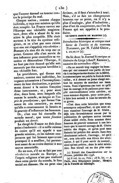 L'ami de la religion journal et revue ecclesiastique, politique et litteraire