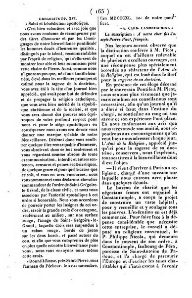 L'ami de la religion journal et revue ecclesiastique, politique et litteraire