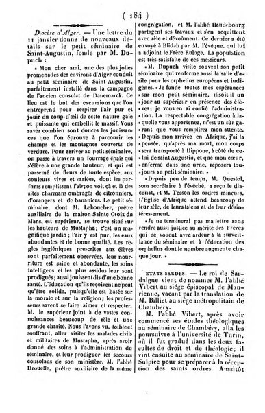 L'ami de la religion journal et revue ecclesiastique, politique et litteraire