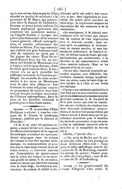 L'ami de la religion journal et revue ecclesiastique, politique et litteraire