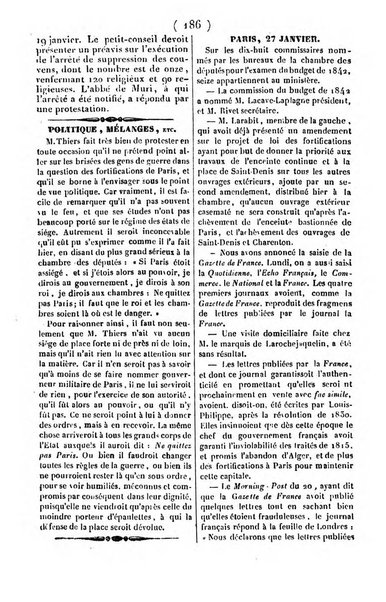 L'ami de la religion journal et revue ecclesiastique, politique et litteraire